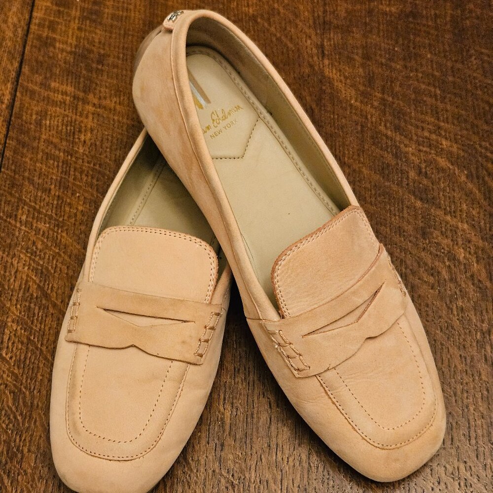 Sam Edelman "Tucker" Loafers Leather in Blush Pink Size 10